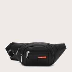 Мужская сумка на поясе с молнией Shein