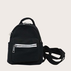 Минималистский рюкзак с карманом Shein