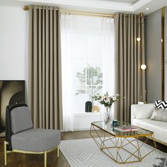 Однотонная солнцезащитная штора 1шт Shein