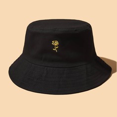 Шляпа с вышивкой цветка Shein
