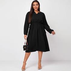 Расклешенное платье размера плюс Shein