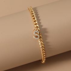 Ножной браслет со стразами Shein