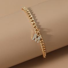 Ножной браслет со стразами Shein