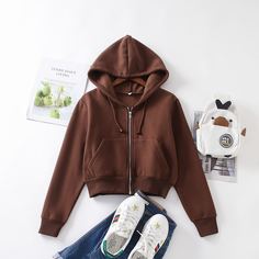 на кулиске Ровный цвет Повседневный Свитшоты Shein
