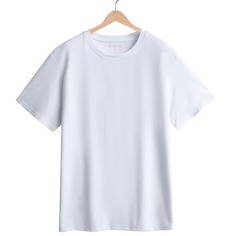 Одноцветный Повседневный Футболки Shein