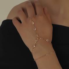 Браслет с хрусталем Shein