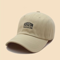 Бейсболка с текстовой вышивкой Shein