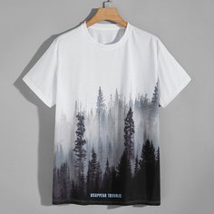 Мужская футболка с надписью casual Shein