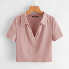 Вязаный короткий топ размера плюс Shein