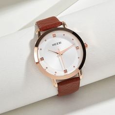 Белый Повседневный Часы Shein