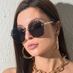 Солнцезащитные очки со стразами Shein