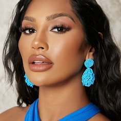 Серьги-подвескииз бисера Shein