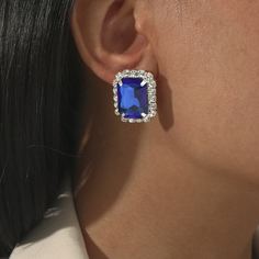 Серьги со стразами Shein