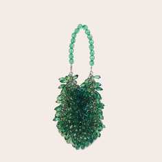 Миниатюрная сумка-сэтчел с хрусталем Shein