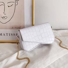 Сумка через плечо на цепочке с тиснением под крокодила Shein