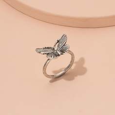 Винтажное кольцо с бабочкой Shein