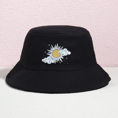 Панама с узором солнца и облака Shein