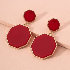 Серьги-подвески в геометрической форме Shein