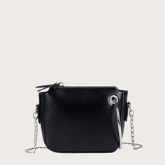 Минималистская сумка-сэтчел с цепочкой и кольцом Shein