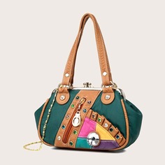 Сумка на плечо с драгоценным камнем Shein