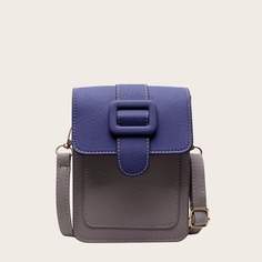 Двухцветная сумка через плечо Shein