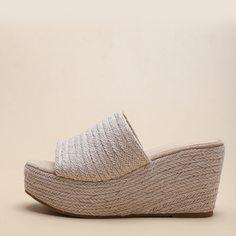 Одноцветный Отпуск Туфли на танкетке Shein
