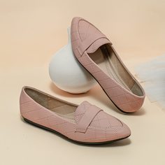 Стеганый Модный Балетки Shein