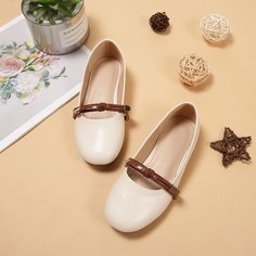 узел Одноцветный Детские балетки Shein