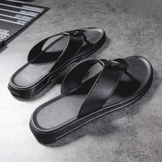 переплетенные ремешки Одноцветный Мужские Вьетнамки и тапочки Shein