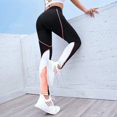 Контрастные спортивные леггинсы Shein