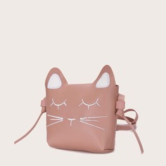 Мультяшный принт Детские сумки через плечо Shein