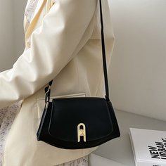 Регулируемый Одноцветный Модный Сумка через плечо Shein