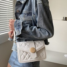 Регулируемый стеганая Модный Сумка через плечо Shein