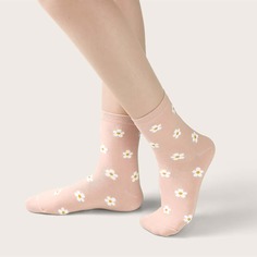 Носки с цветочным узором Shein