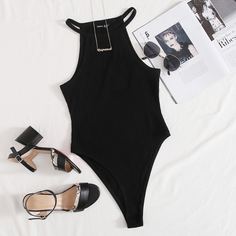 Трикотажное боди Shein