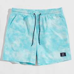 Мужские разноцветные шорты на кулиске Shein