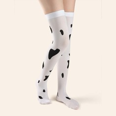 Гольфы с коровьим рисунком Shein