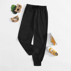 Брюки с узлом для девочек Shein