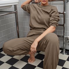 Однотонные брюки с карманом Shein