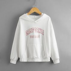Толстовка с карманом для девочек Shein