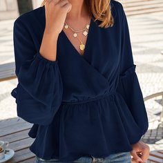 Блуза с оригинальным рукавом Shein
