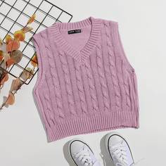 Трикотажный жилет Shein