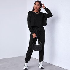 Топ и брюки с узлом Shein