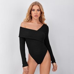 Оригинальное вязаное боди Shein