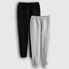 Однотонные брюки с карманом для мальчиков 2шт Shein