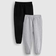 Спортивные брюки для девочек 2шт Shein