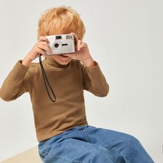 Одноцветный Основы Футболки для маленьких мальчиков Shein