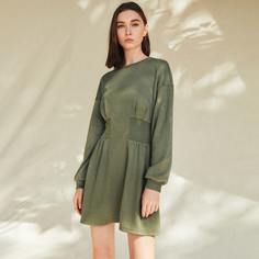 Однотонное платье-свитшот Shein