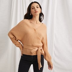 Пояс Одноцветный Повседневный Свитер Shein