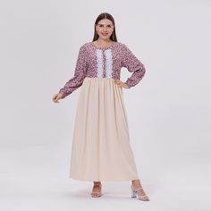 Контрастные кружева цветочный Повседневный Платья размер плюс Shein